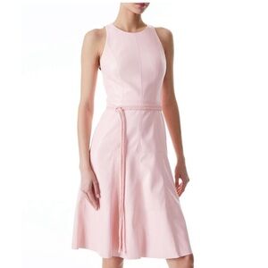 Alice and Olivia Leandra Vegan Leather Dress